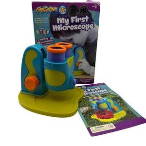 GeoSafari Jr My First Microscope STEM Toy Blue Green educational insights
